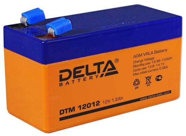 Аккумулятор DELTA DTM 12012 - Аккумулятор DELTA DTM 12012
