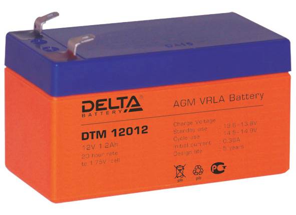 Аккумулятор DELTA DTM 12012 - Аккумулятор DELTA DTM 12012